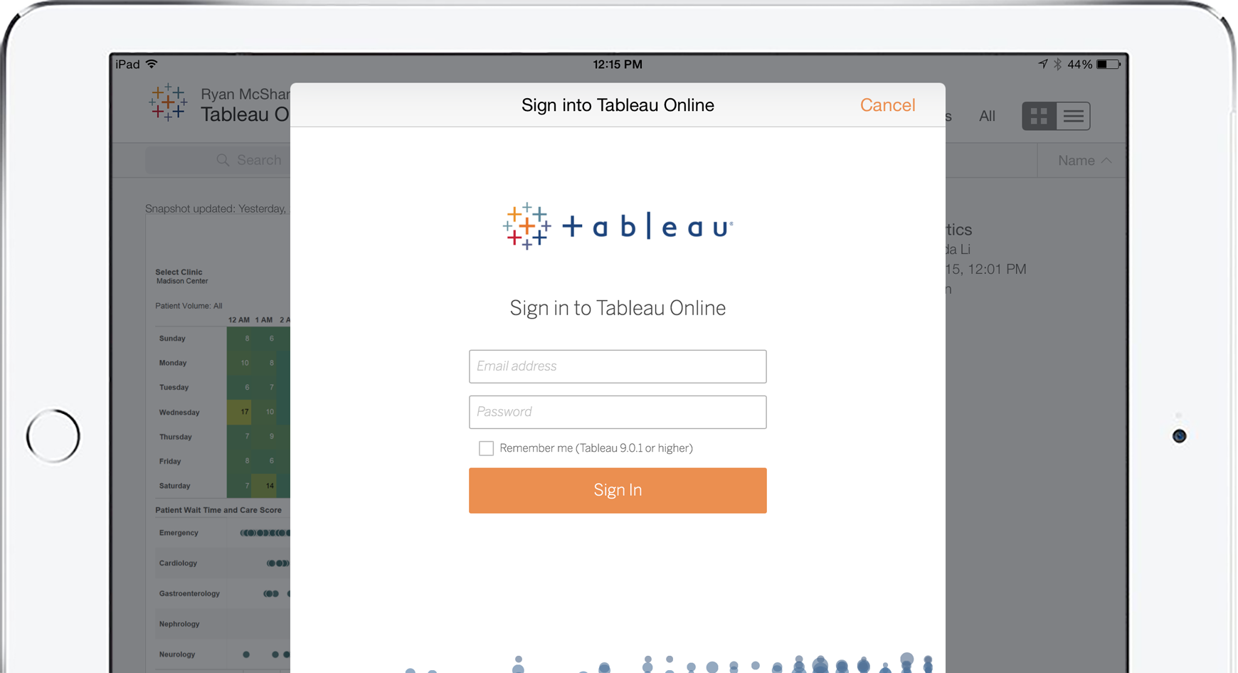 Stay secure on Tableau Mobile