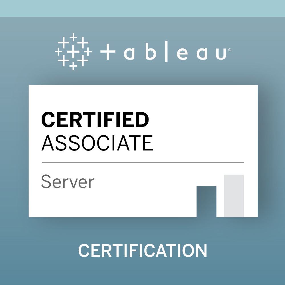 Tableau Server Certified Associate