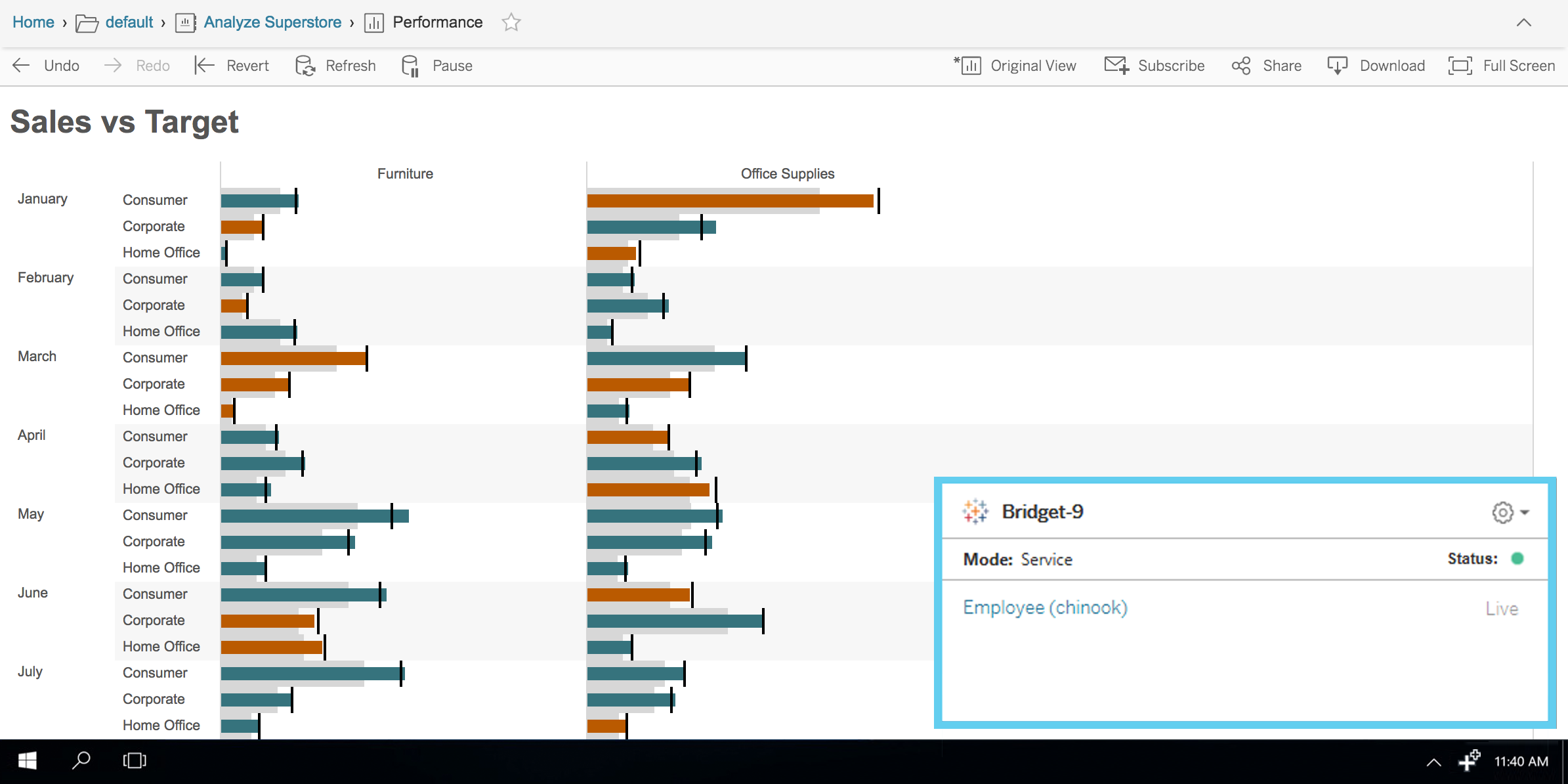 Introducing the Tableau Bridge: live queries to on ...
