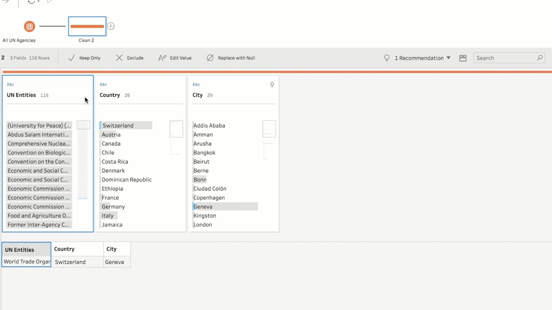 Animación de control deslizante para agrupación de elementos similares