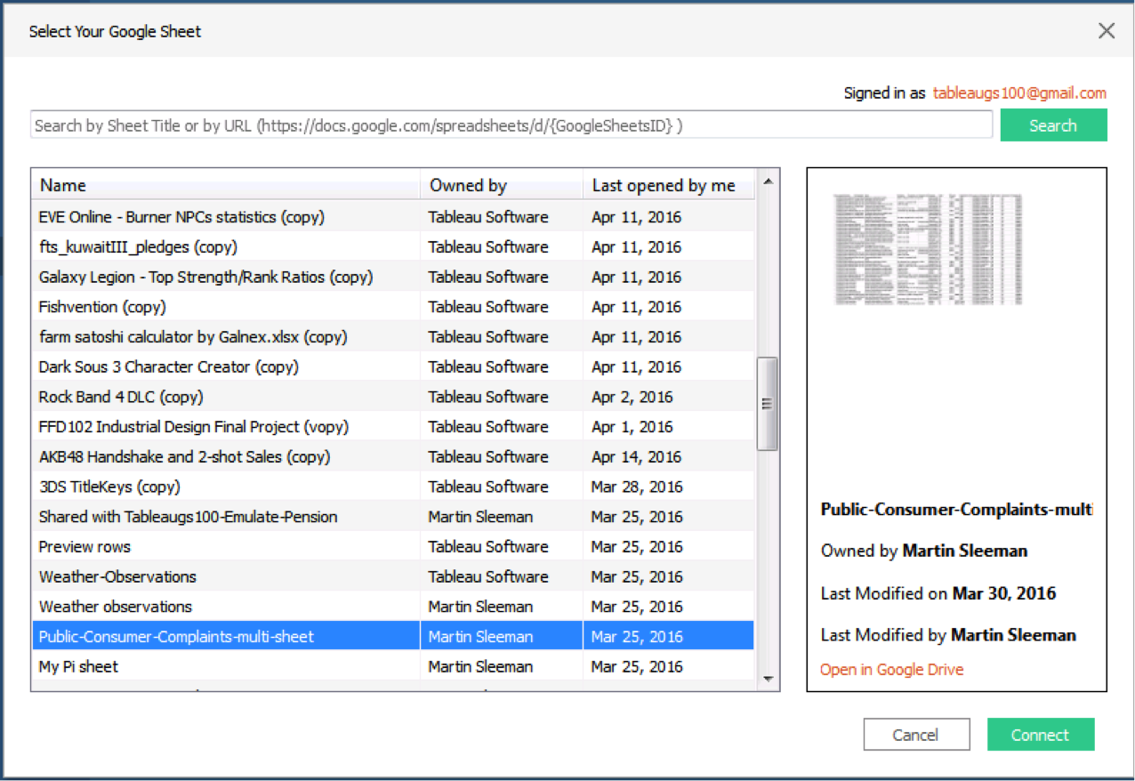 Error Messages  API Connector for Google Sheets